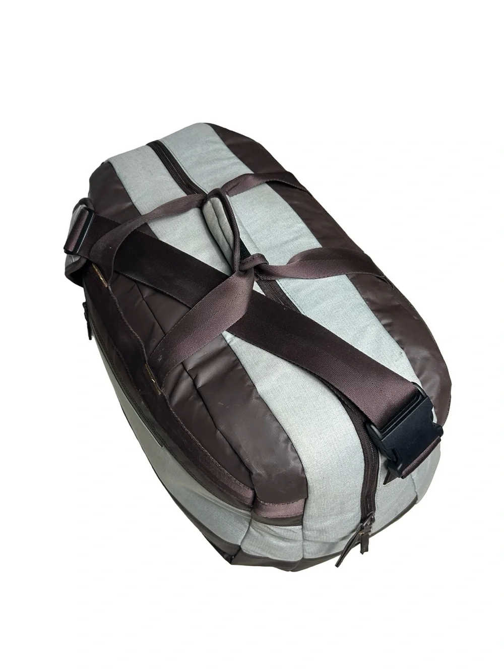 Oakley Large Halifax Weekender Duffel Bag Travel Gym Dark Sienna Brown Grey